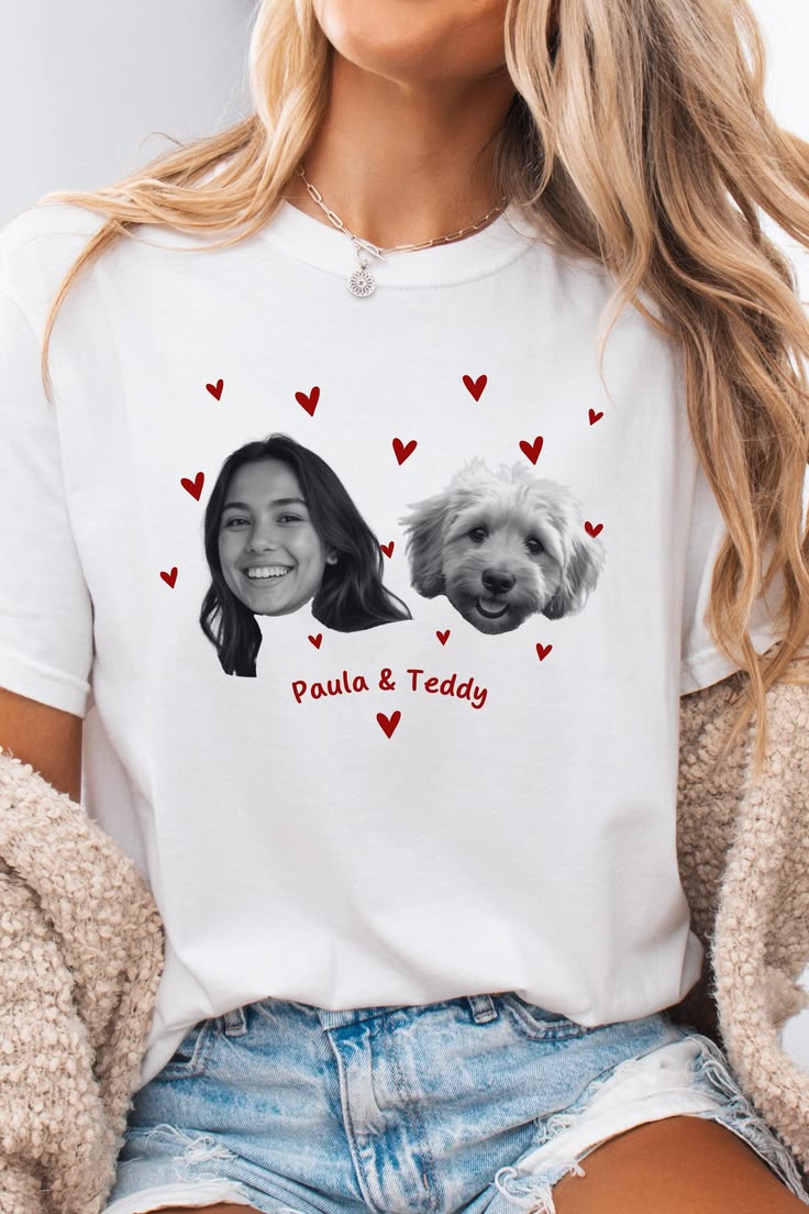 Franela personalizada (diseño en en frente a la mitad)