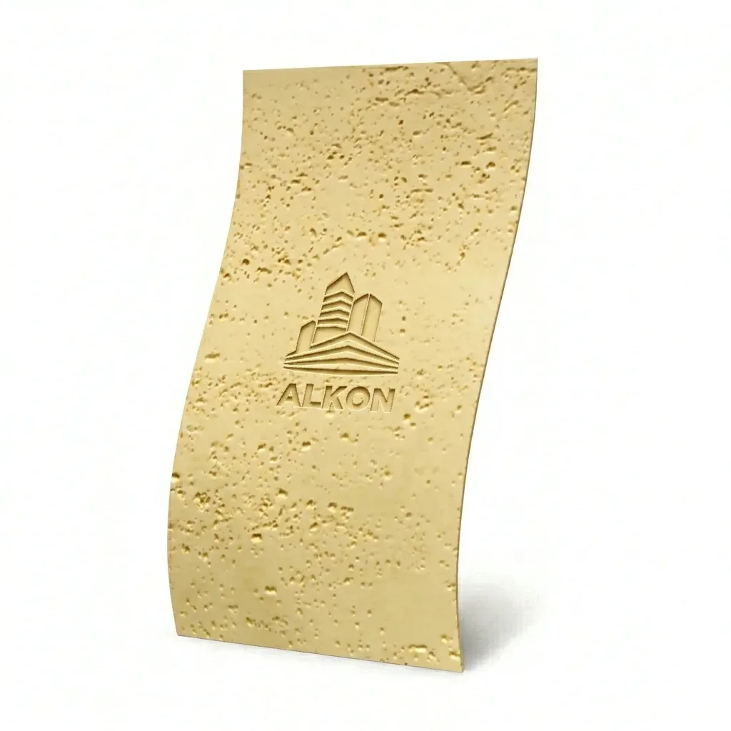 Lamina de Piedra Flexible Tipo Marmol Beige 60*1.20 Cm
