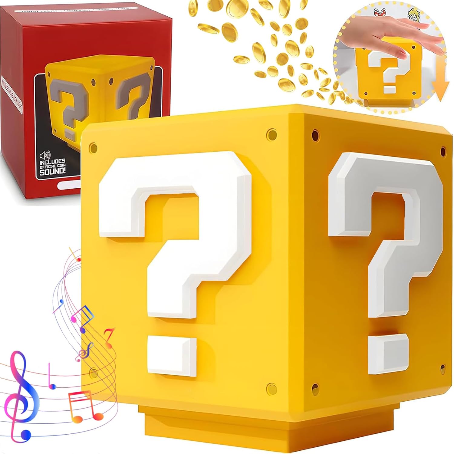 Lampara Mario Bross Recargable Portatil Con Sonido Usb 11cm