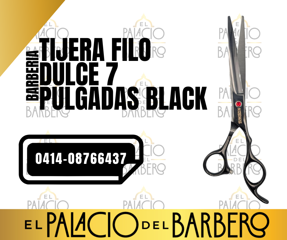 TIJERA FILO DULCE 7 PULAGDAS BLACK