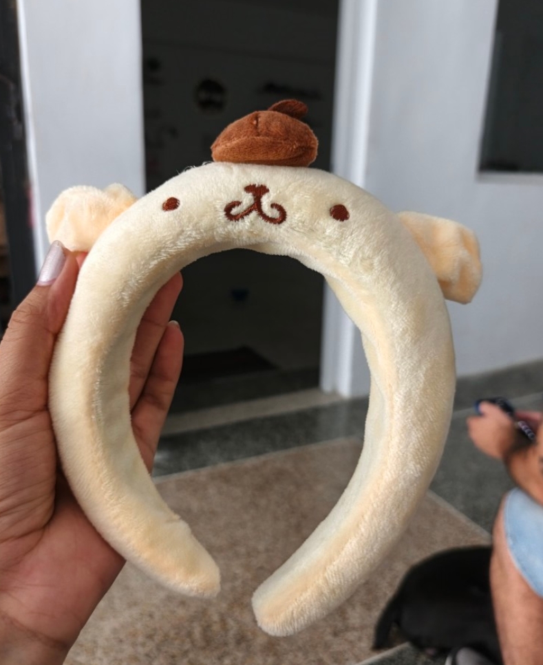 Diadema de pompompurin 