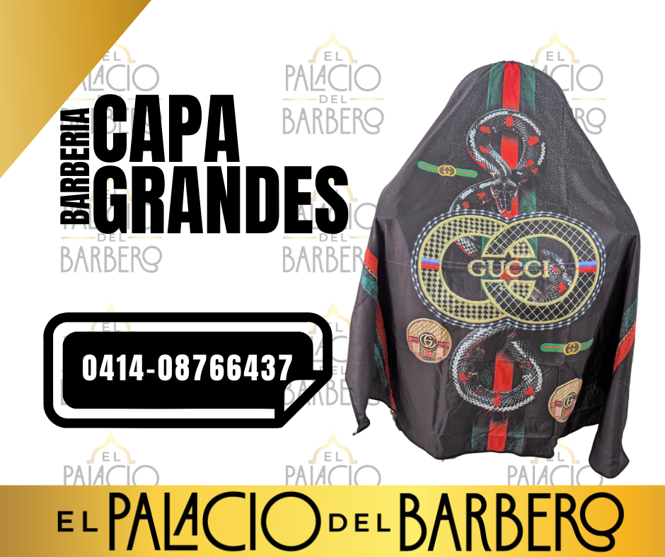 CAPA DE BARBERIA GUCCI