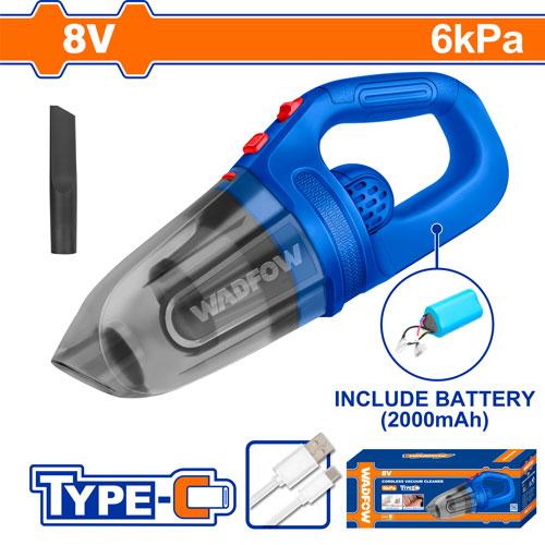 ASPIRADORA INALAMBRICA 8V WADFOW