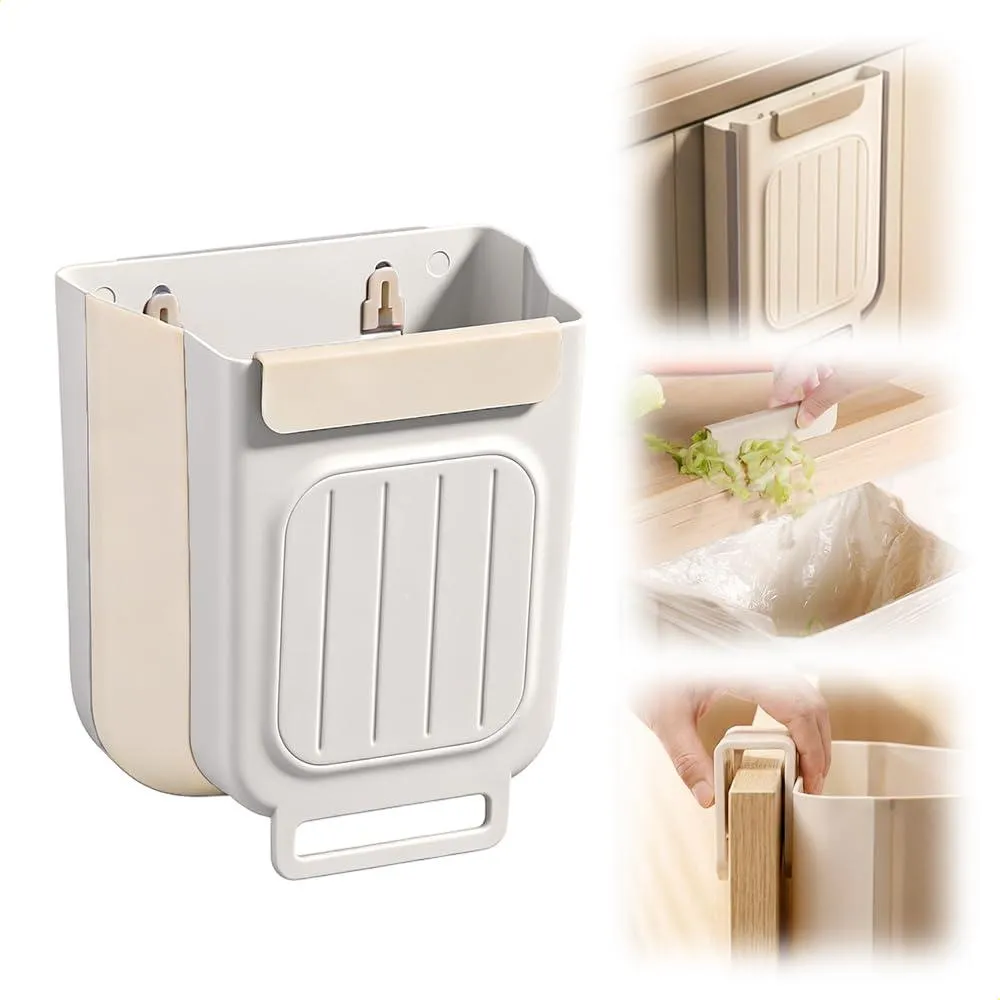 Papelera basura Plegable Colgante cocina baño Moderna