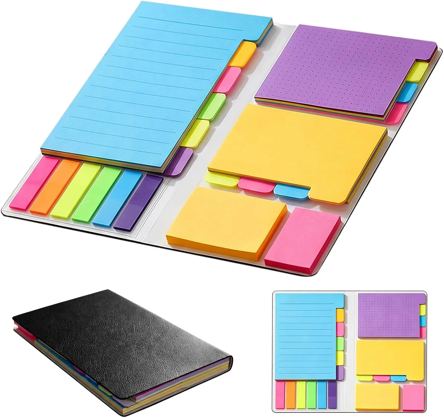 Cuaderno de Notas adhesivas planificador diario Pack 980Und