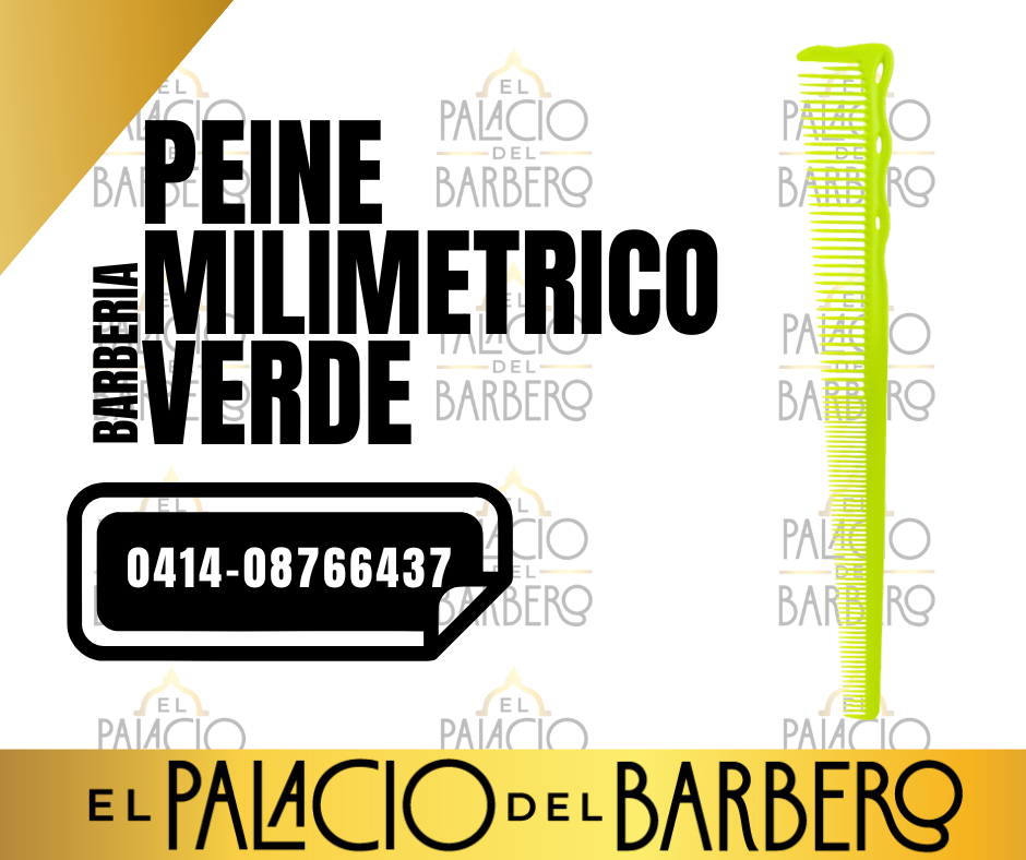 PEINE MILIMETRICO VERDE