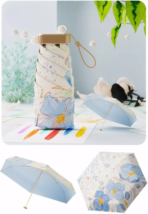 Paragua Mini de Bolsillo UV Impermeable Compacto portatil