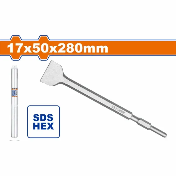 CINCEL SDS HEX PLANO 17X50X280MM WADFOW