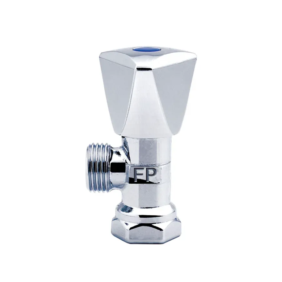 Llave de Arresto 1/2 x 1/2 de Bronce para Agua: Válvula de Paso para Baños y Cocinas