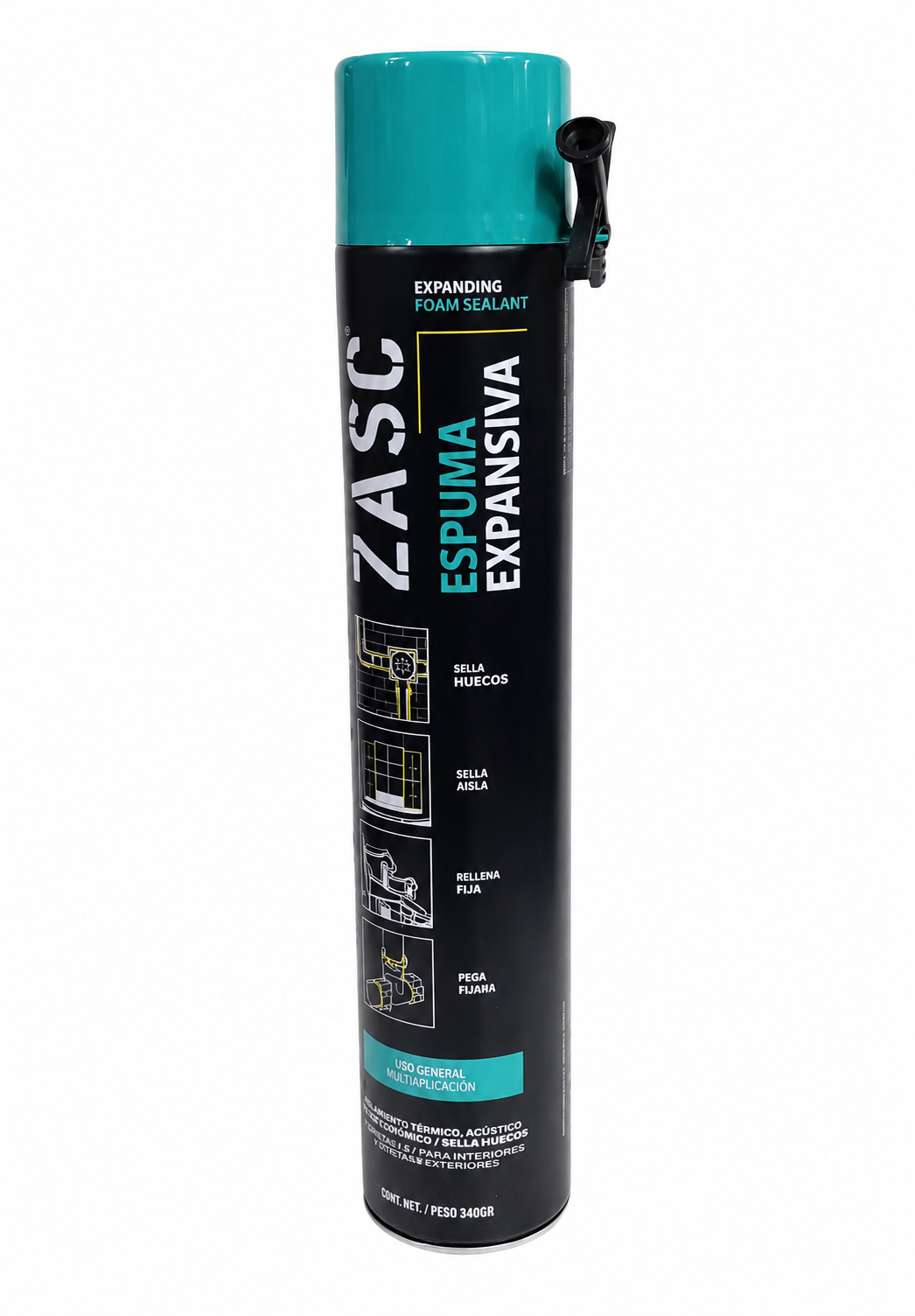 ESPUMA EXPANSIVA MULTIPROPOSITO 500ML ZASC