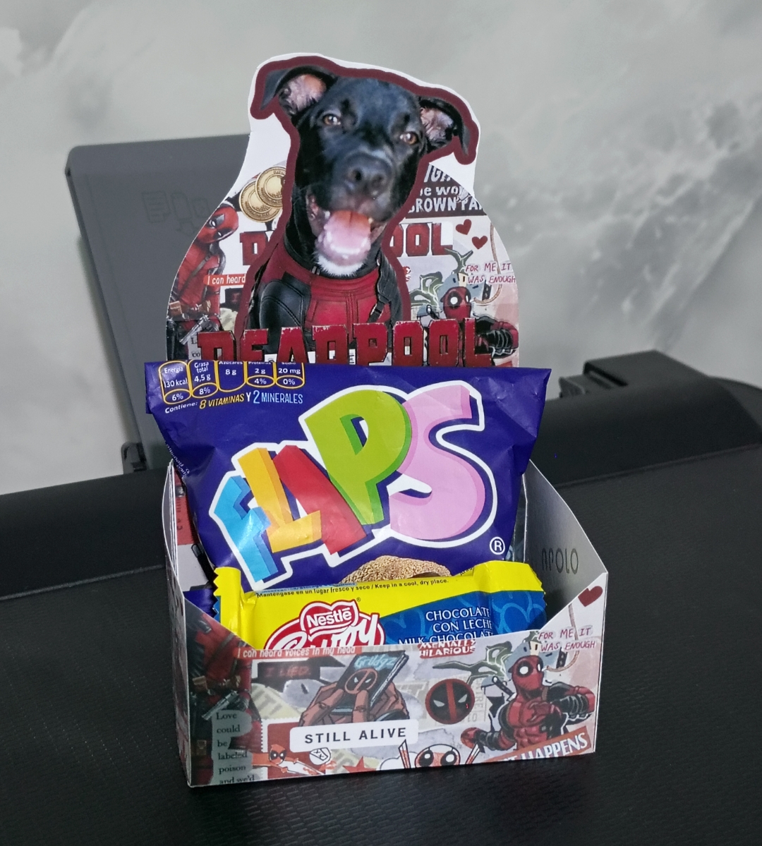 Mini bandeja personalizada con dulces