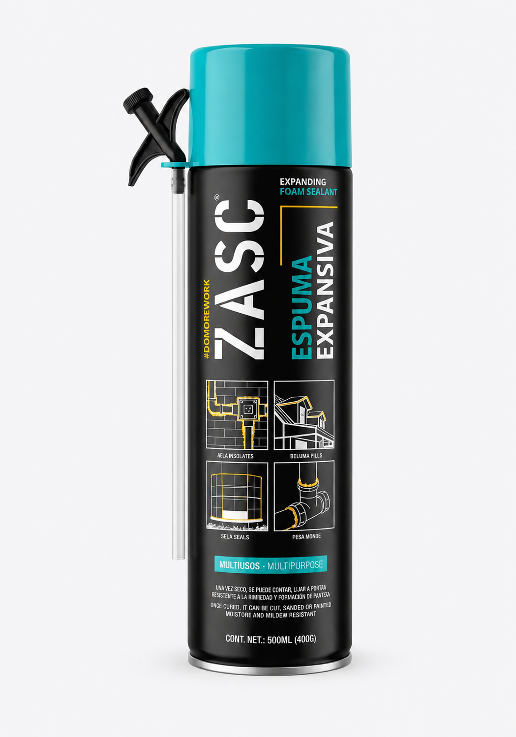 ESPUMA EXPANSIVA MULTIPROPOSITO 500ML ZASC