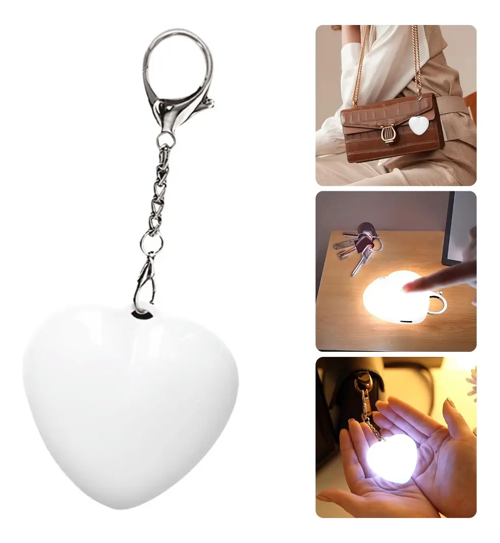 Linterna Llavero para bolso cartera recargable con sensor de movimiento