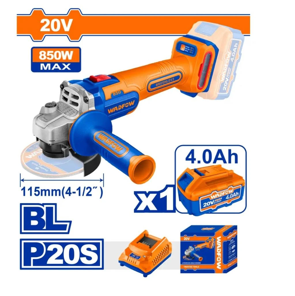 ESMERIL ANGULAR INALAMBRICO BL 20V PROMO WADFOW