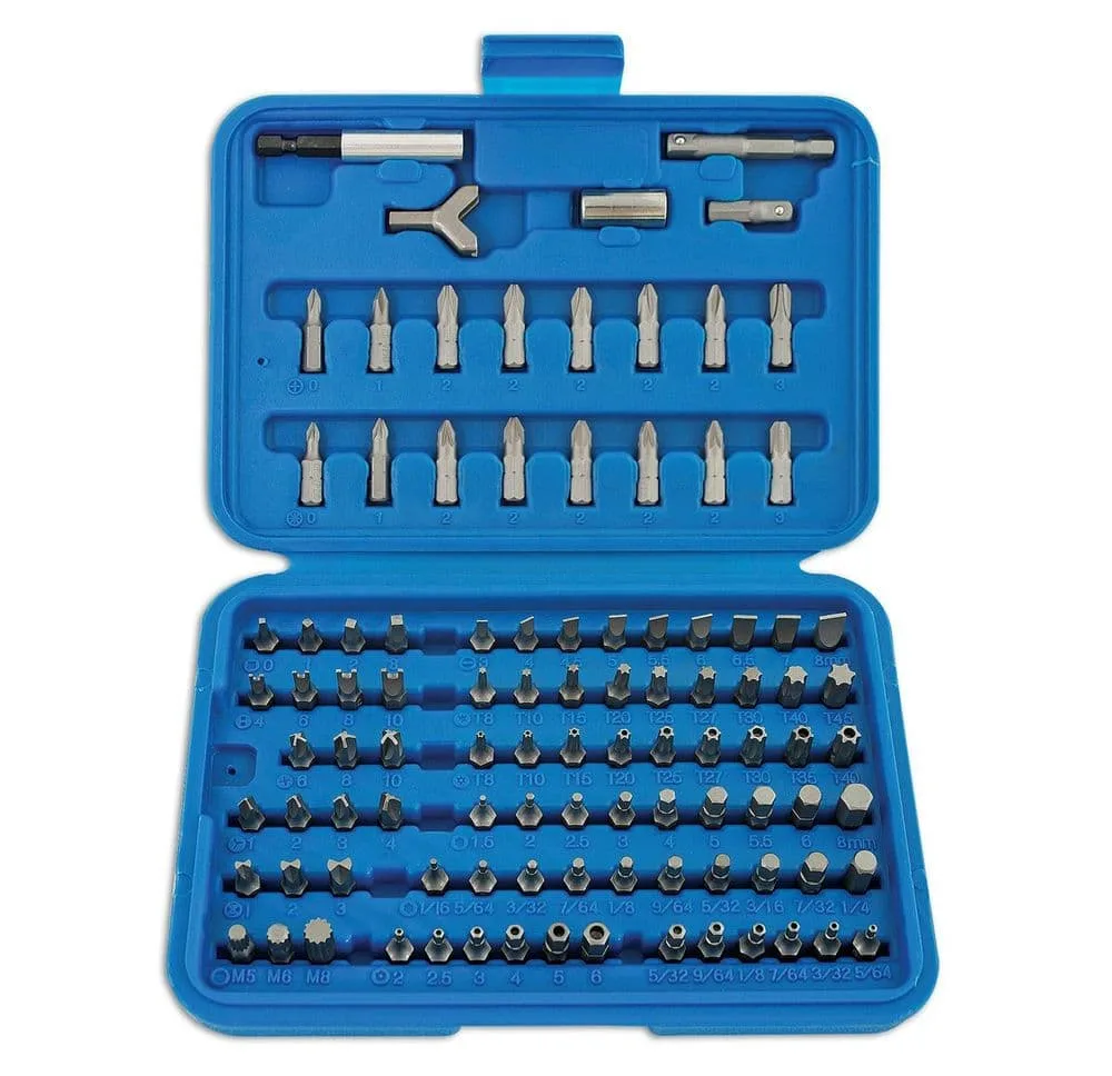 JUEGO DE PUNTAS PARA DESTORNILLADOR 100 PZAS 1/4" VICTECHE