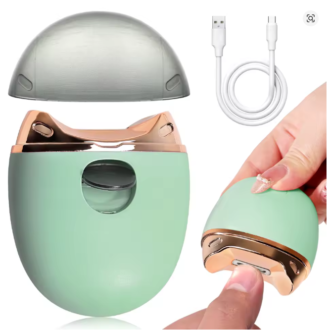 Corta Uñas Limador electrico Recargable USB 2 Velocidades